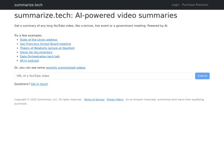 Summarize Tech