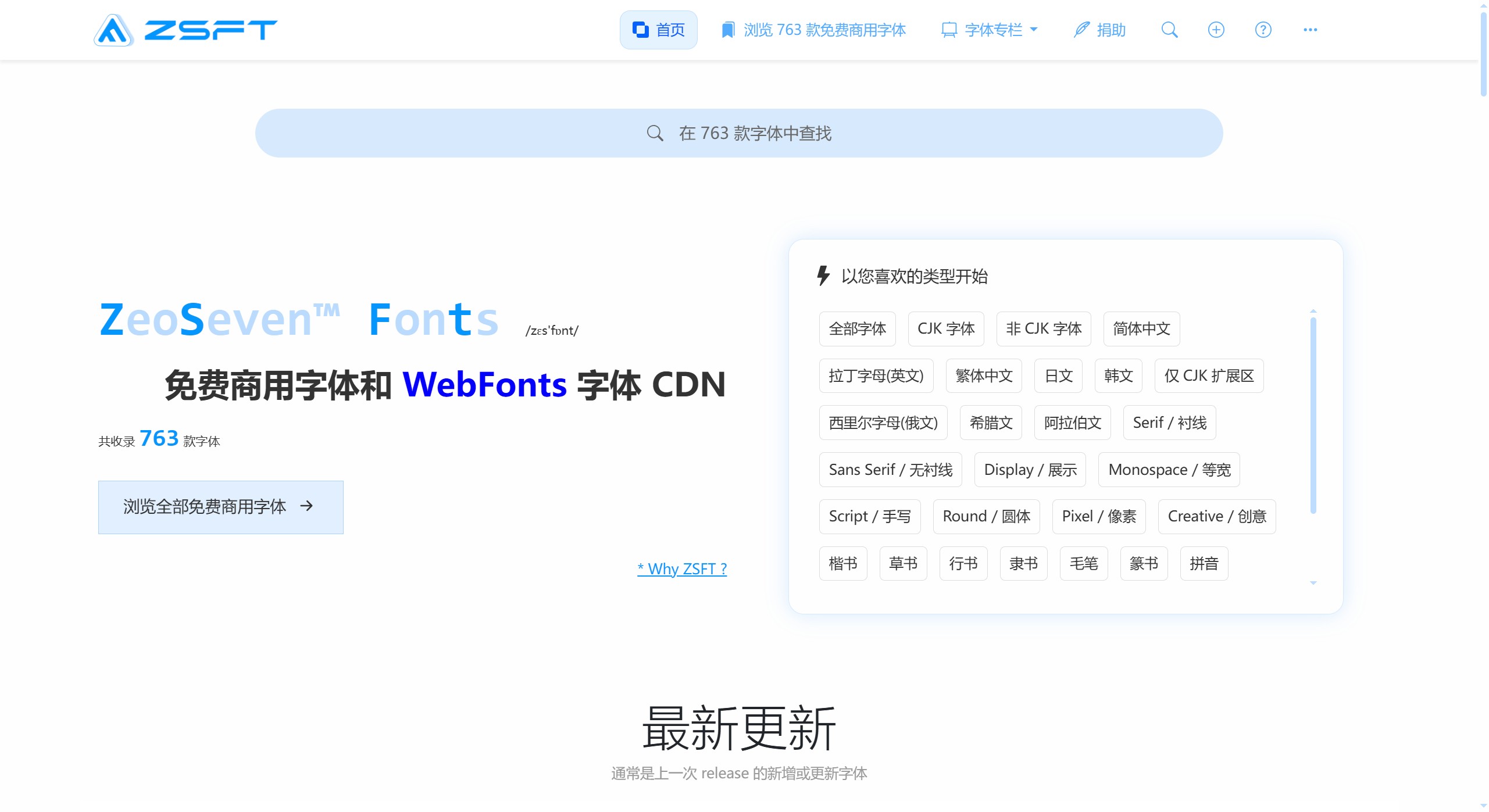 ZeoSeven Fonts (ZSFT)
