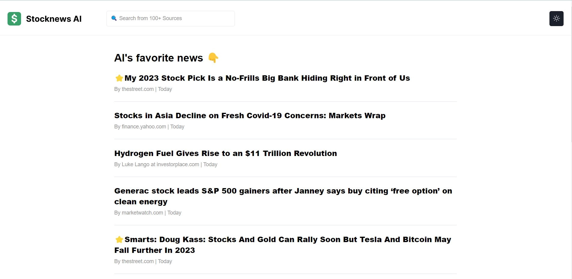 Stocknews AI