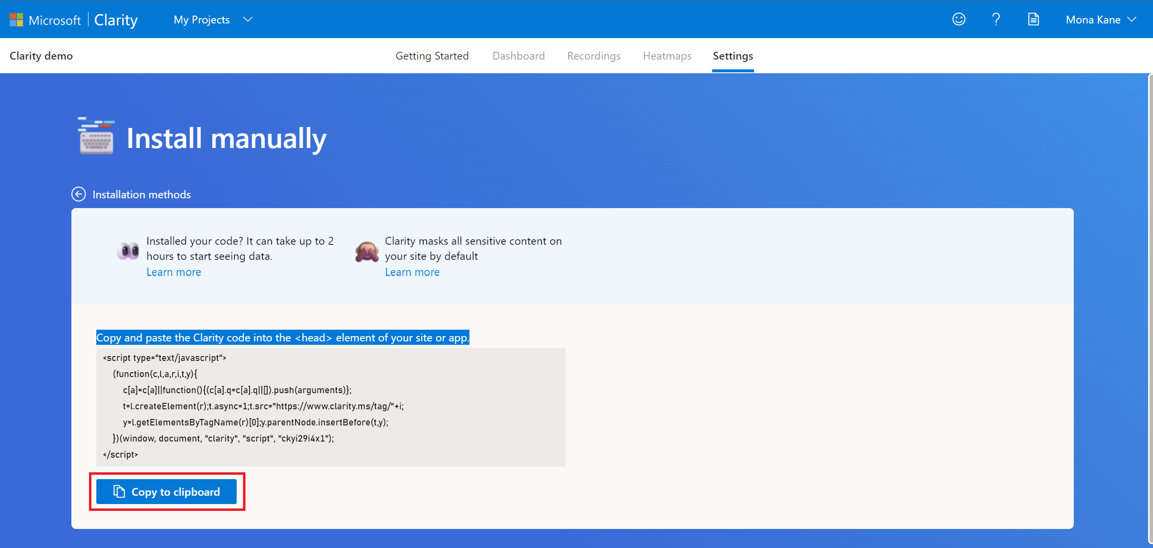Microsoft Clarity