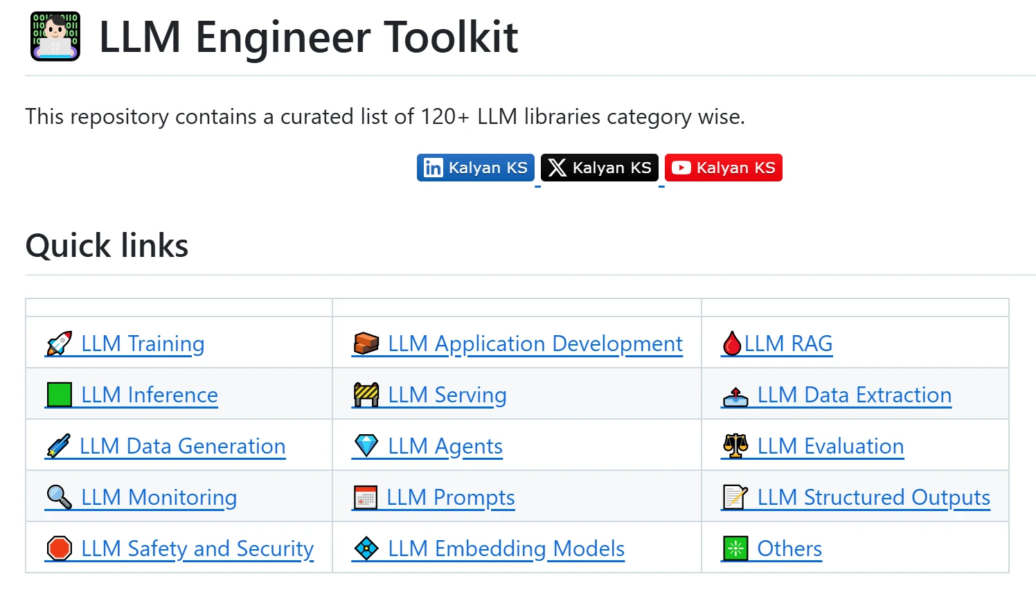 LLM Engineer Toolkit
